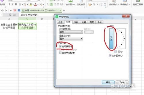 Excel系列经验之将单元格中的文字反转 百度经验