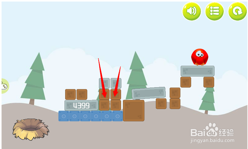 小游戏泡泡鸟历险记3第8关