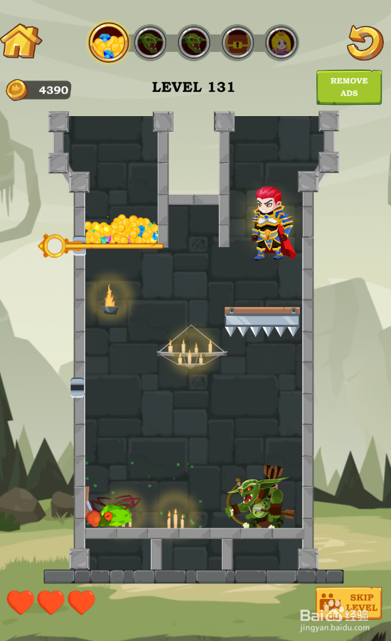 Treasure Hero的LEVEL 131怎样过关