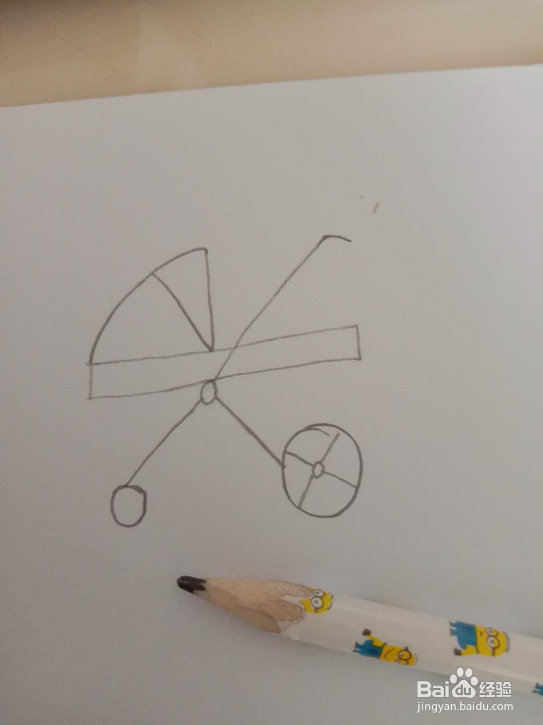 简笔画 如何画婴儿车