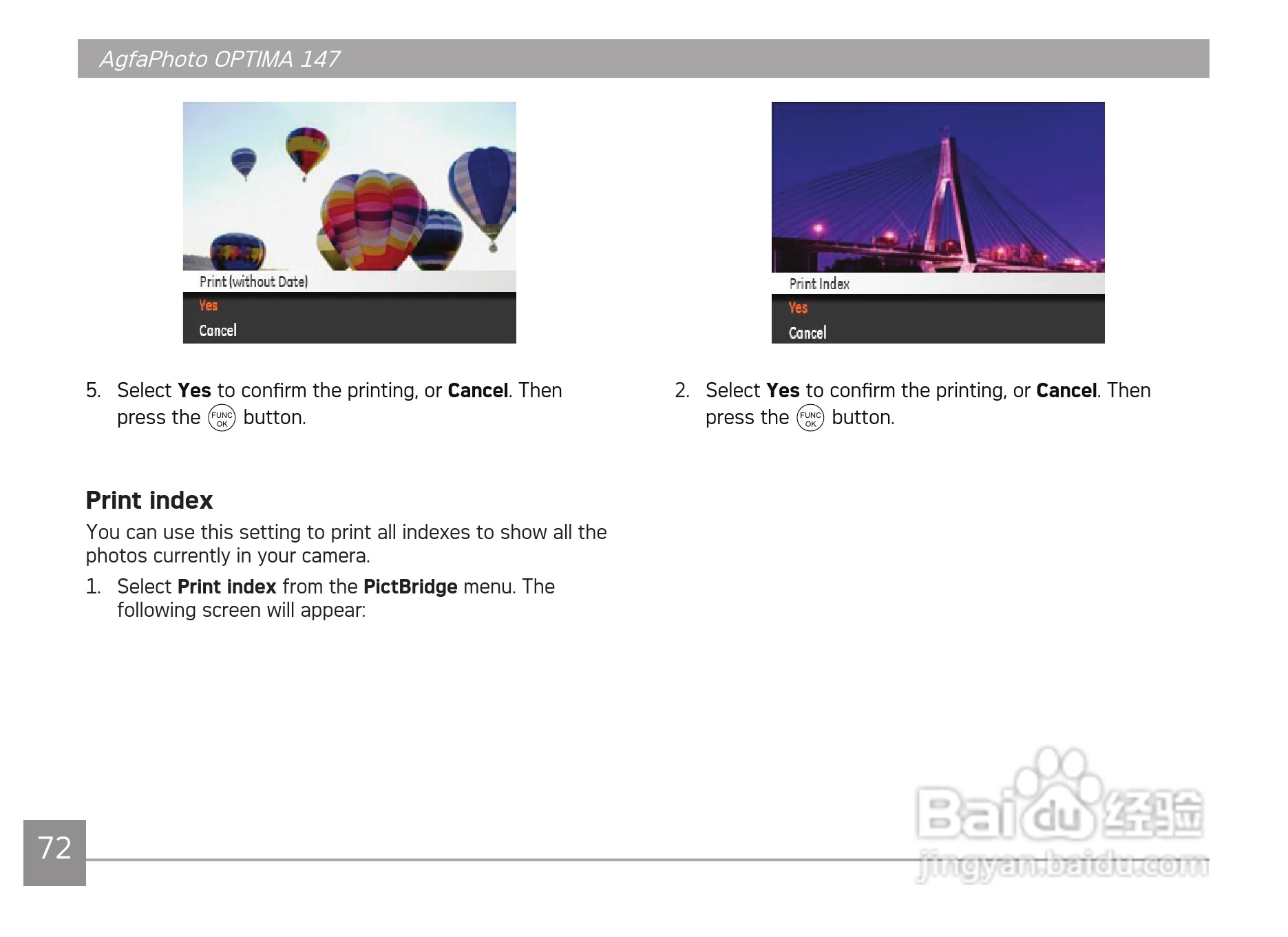 爱克发AgfaPhoto OPTIMA 147数码相机使用说明书:[8]