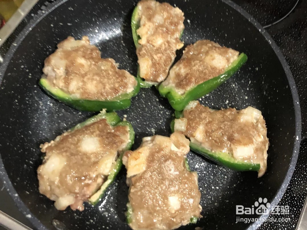 青椒塞肉的家常做法