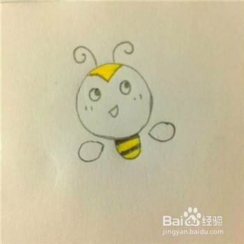 <b>怎么画一只小蜜蜂的简笔画</b>