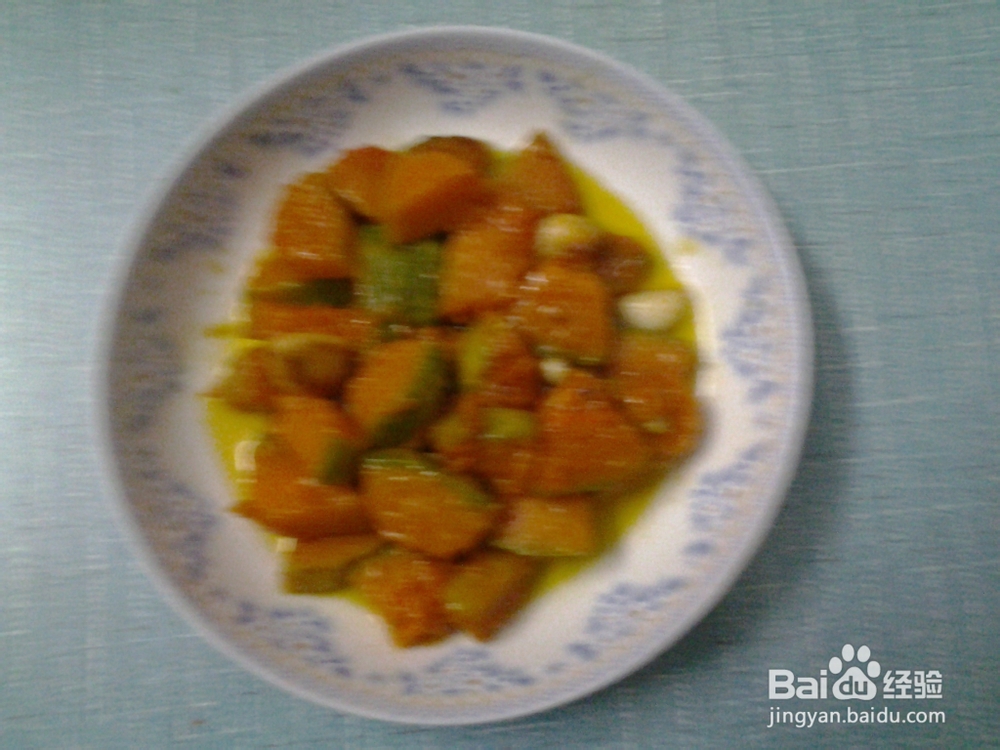 大蒜清炒南瓜