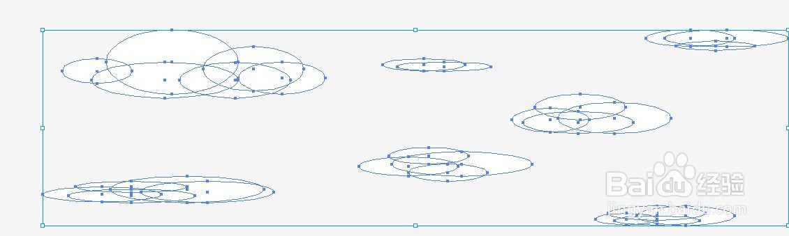 ai绘制蓝天白云的方法