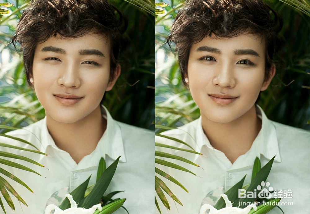 PS怎么放大人物眼睛