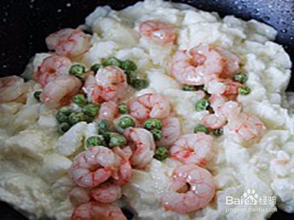[情人美食]家常虾仁炒牛奶，妻子贴心菜