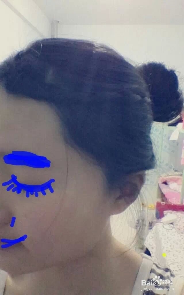 时尚可爱的丸子头