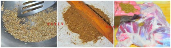 蒜香孜然烤羊腿