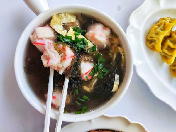 紫菜虾丸鸡蛋汤