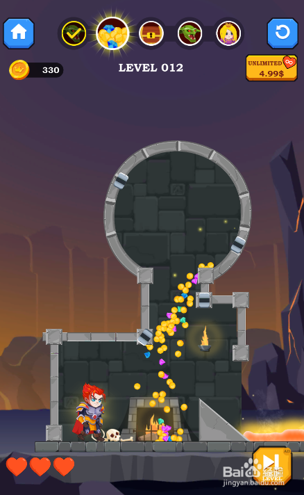 Castle Hunter的LEVEL 012怎样过关