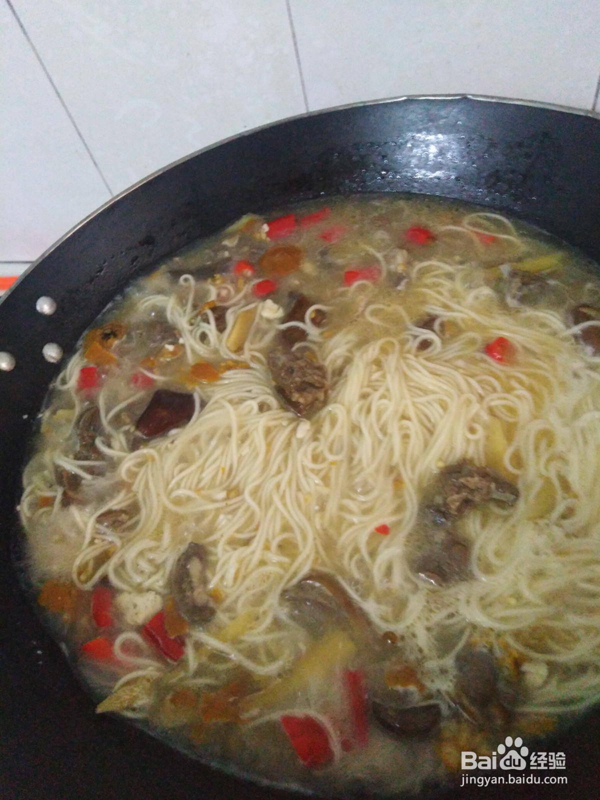 如何做狗肉面条？