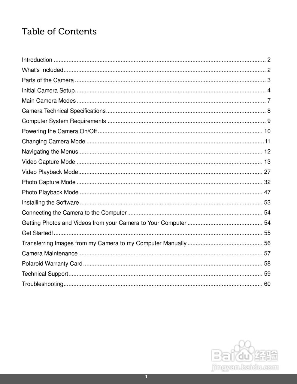 宝丽来iD640数码相机说明书:[1]