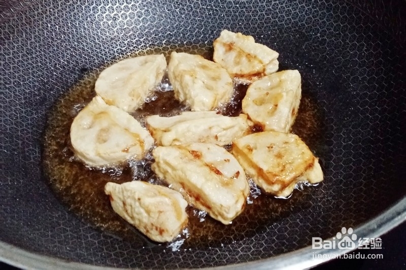 带虾藕夹的做法