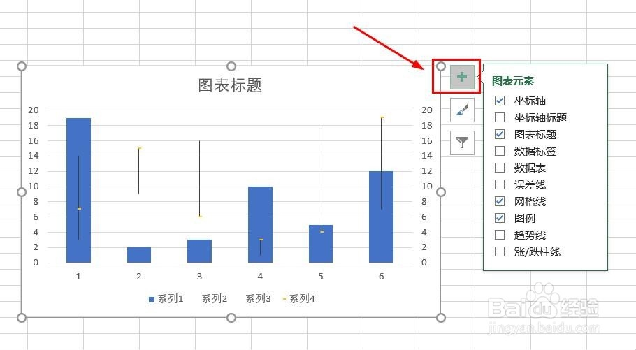 Excel数据表如何插入成交量收盘图