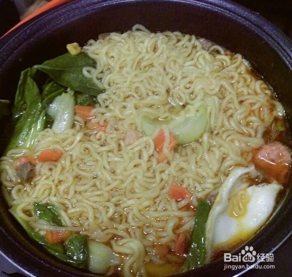 方便面煮着吃,营养又好吃