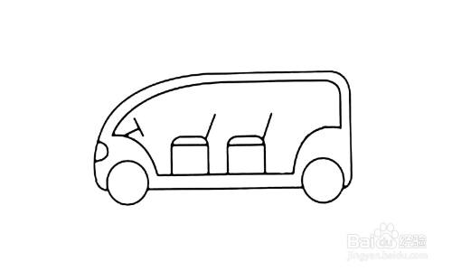 简笔画观光车怎么画?
