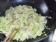 湘菜包菜炒粉丝做法图解