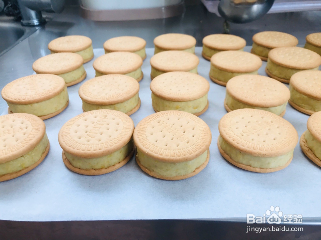 玛丽亚饼干板栗饼