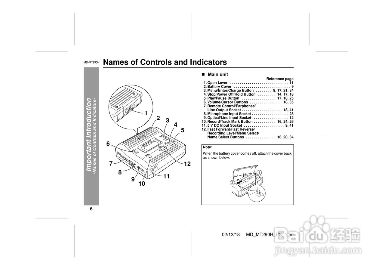 夏普MD-MT290H数码影音使用说明书:[1]