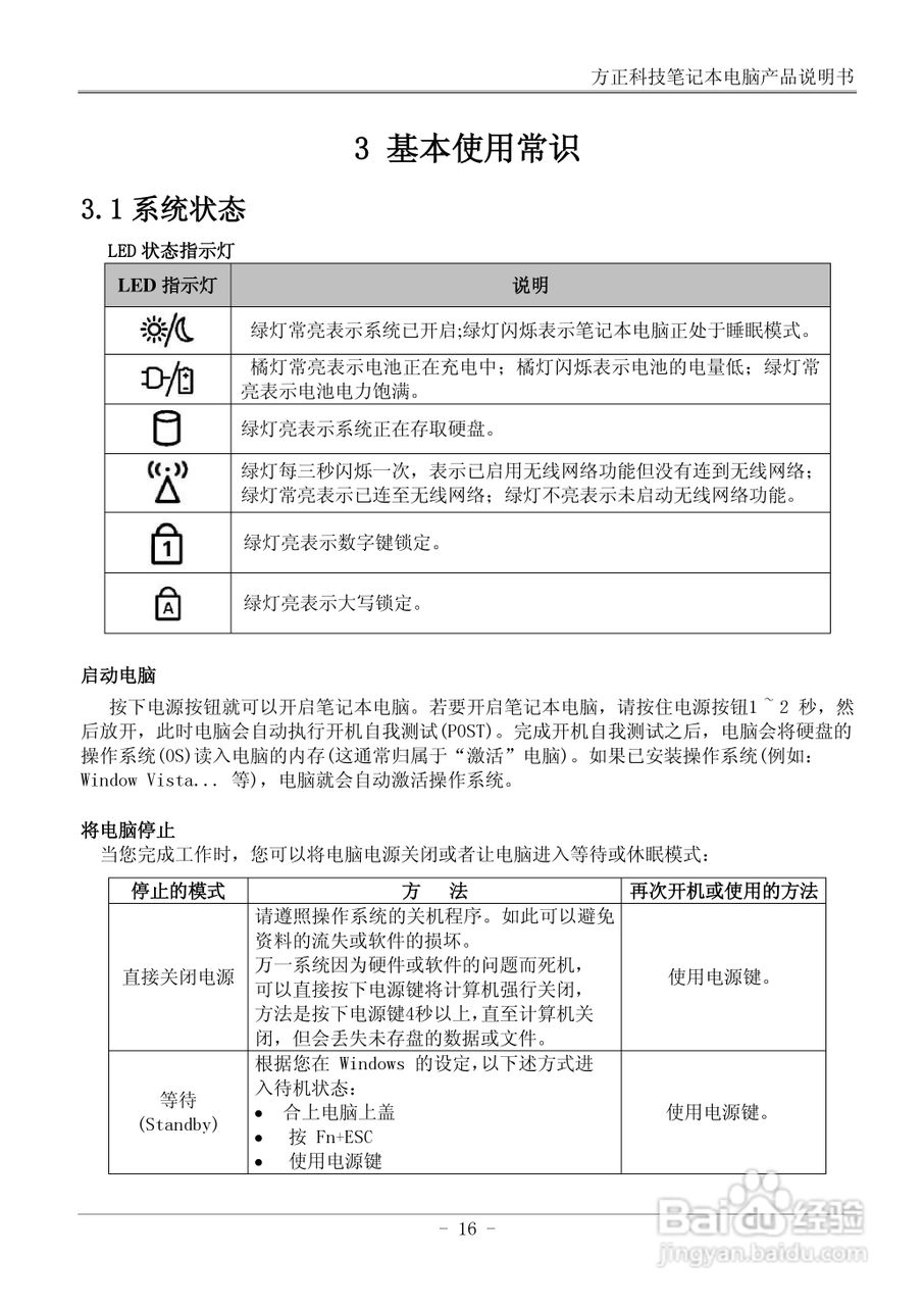 方正A602笔记本电脑使用说明书:[3]