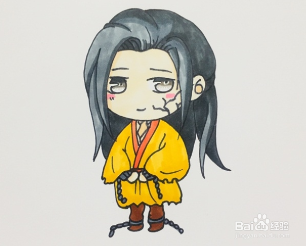 魔道祖师温宁怎么画