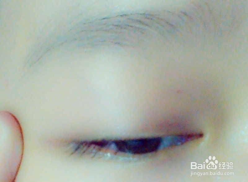新手画眼线教程