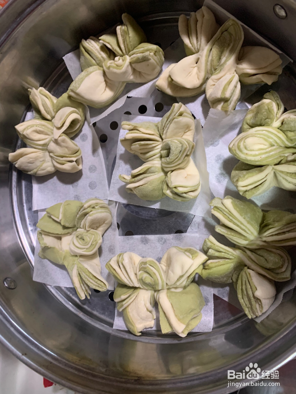 翠玉花卷2的做法