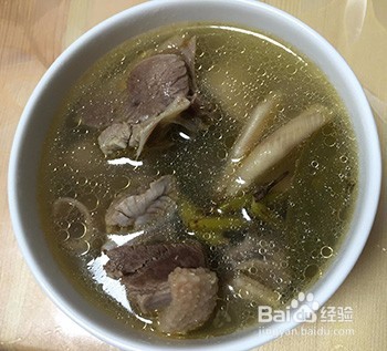 石橄榄水鸭汤