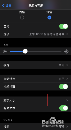 如何把苹果手机字体变大