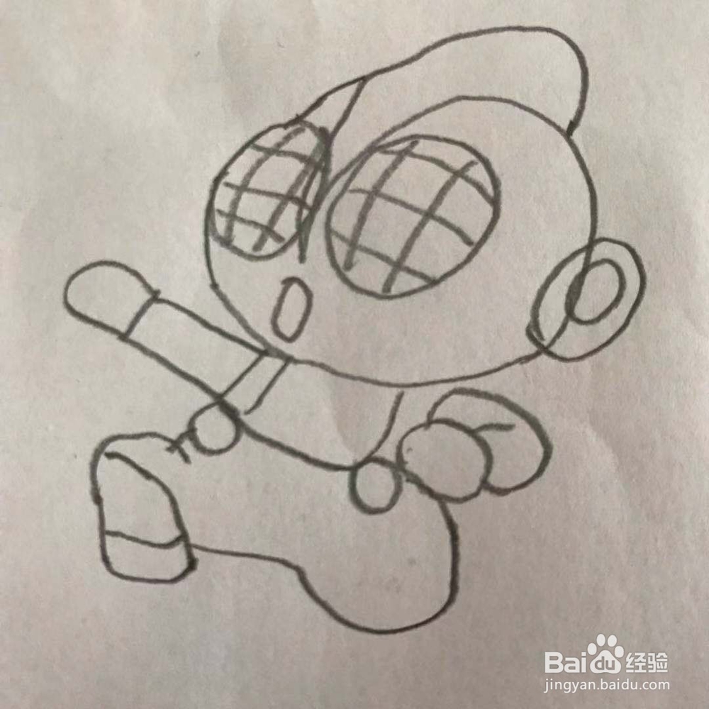 咸蛋超人怎么画呢？