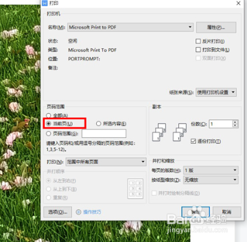 WPS怎么打印固定文档页
