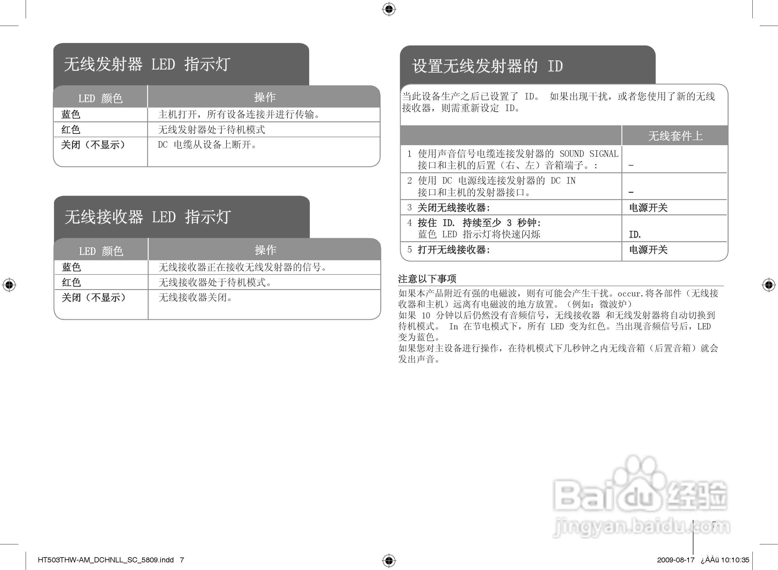 LG HT503THW家庭影院使用说明书:[1]