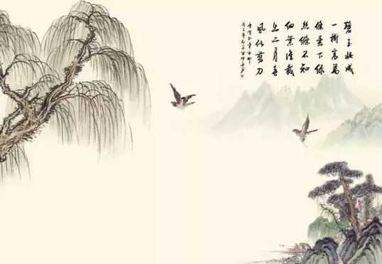 窗外芭蕉惹骤雨，门环惹铜绿，而我路过那江南小镇，惹了你。