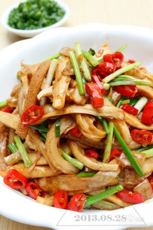 口味菜之《牛肚杏鲍菇》