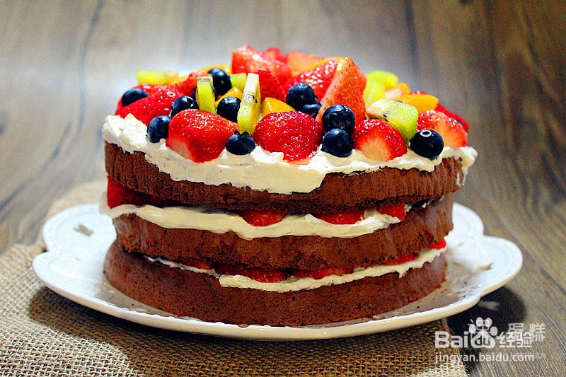 裸蛋糕的做法
