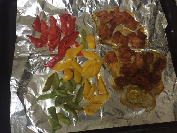 奥尔良鸡腿肉披萨