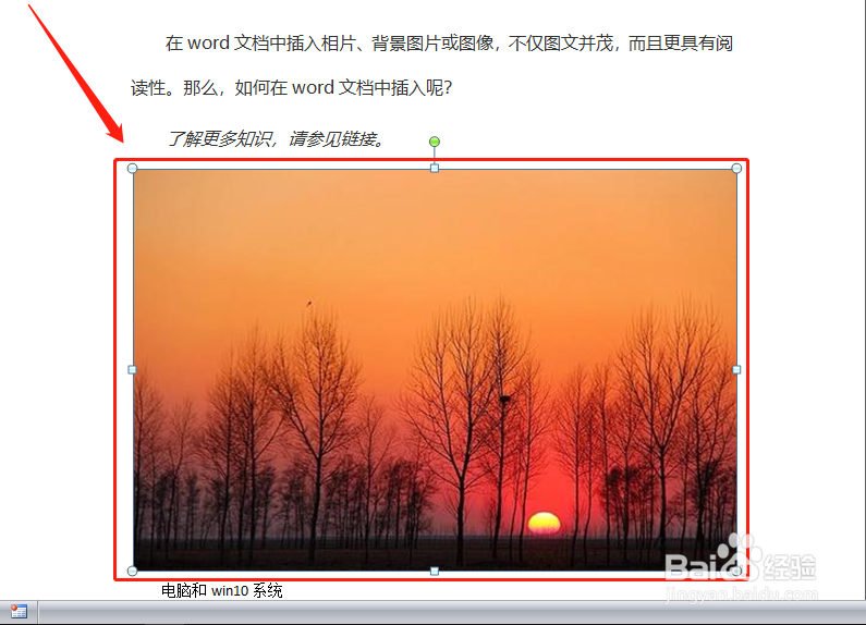 word文档插入图片不显示或只显示一部分怎么办?