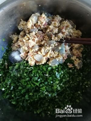 食补养生韭菜虾仁鸡蛋三鲜馅儿饺子