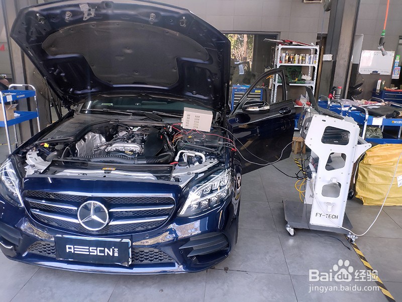 奔驰C260L 1.5T刷ECU的方法
