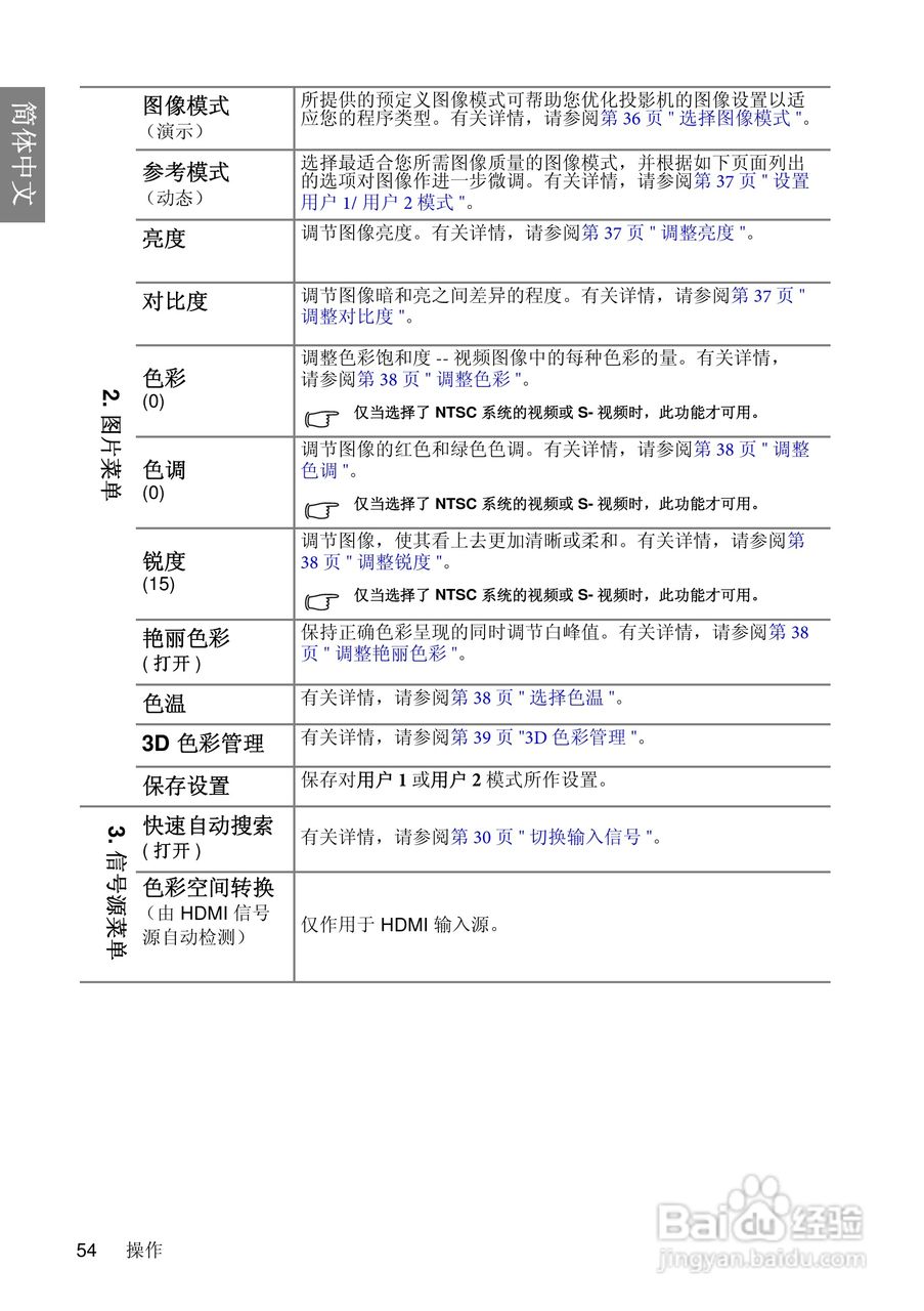 明基MP626投影仪使用说明书:[6]