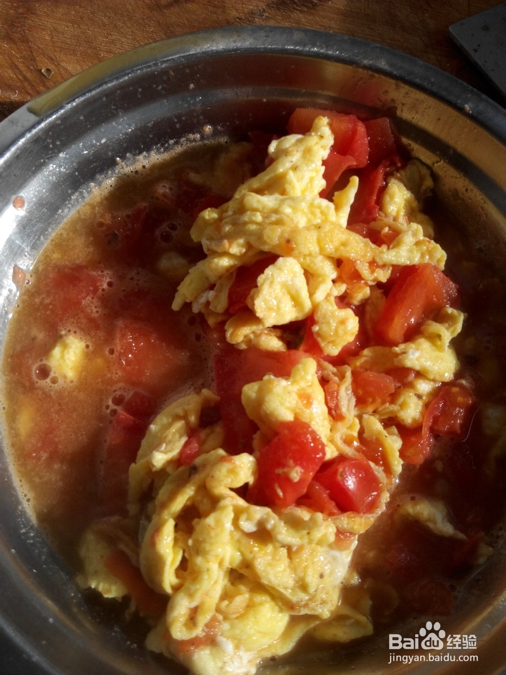 鸡蛋西红柿打卤面