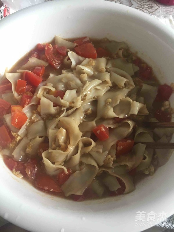 番茄鸡蛋刀削面