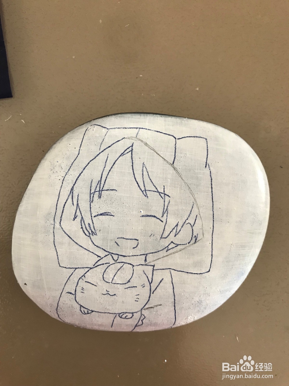 怎么画石头画夏目友人帐