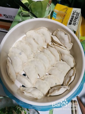 养生食补韭菜猪肉馅饺子