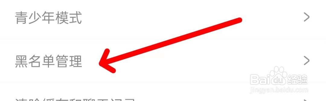 耳旁语音如何查看黑名单管理