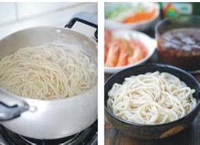 家常菜做法大全有图：[12]鲜虾干贝肉酱面