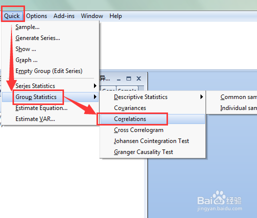 使用Eviews 7软件做异方差问题的检验