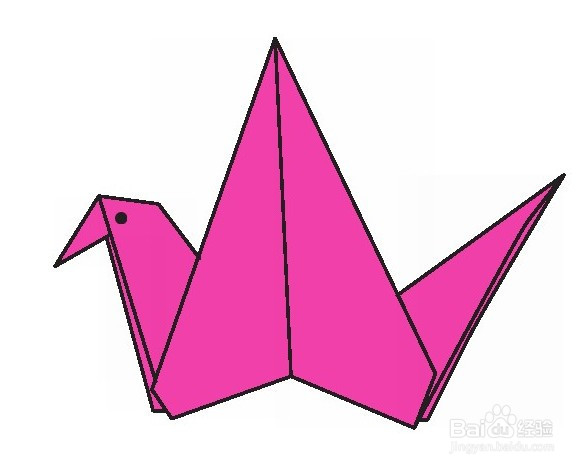 千纸鹤/天鹅折纸教程（内附详情图）
