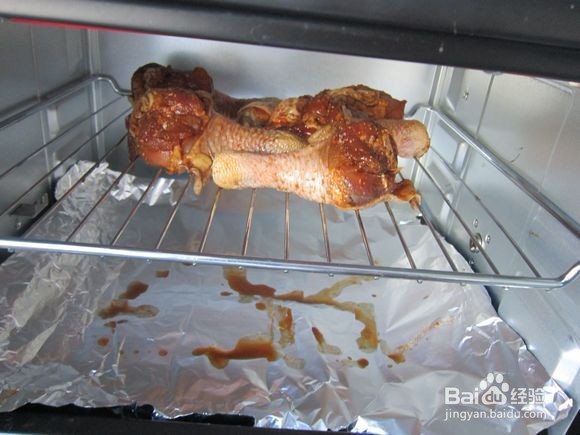 农家风味烤鸡腿